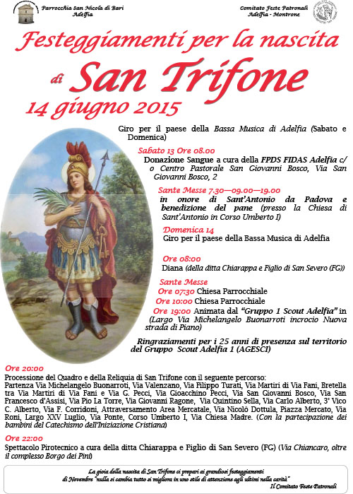 Nascita di San Trifone 2015