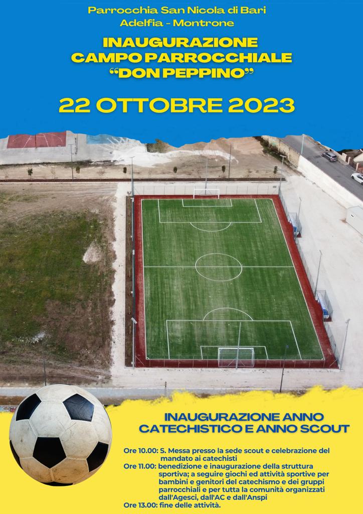 Inaugurazione Campo Sportivo