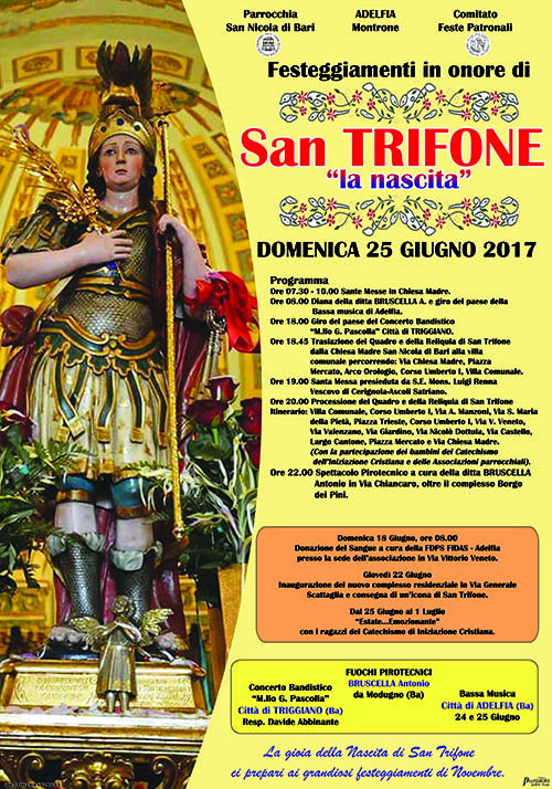 Nascita San Trifone 2017